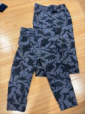 LIKE NEW! BUNDLE! 2 PAIRS! Old Navy Kids Toddler Dino Play Pants Leggings Sz 2T